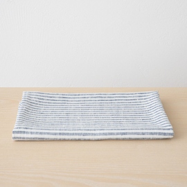 Badehåndklæde i linned, indigo, Brittany