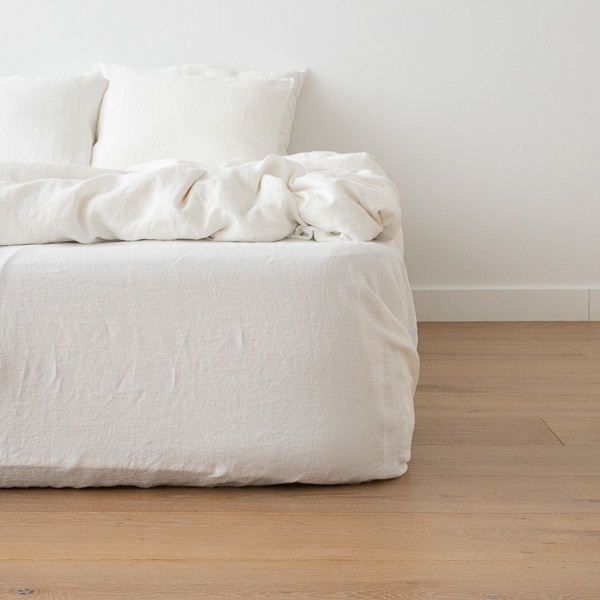 off white flat sheet
