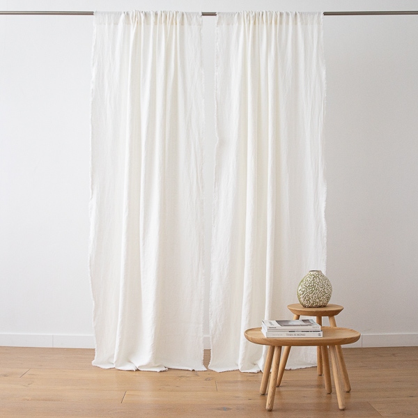 off white curtain Terra