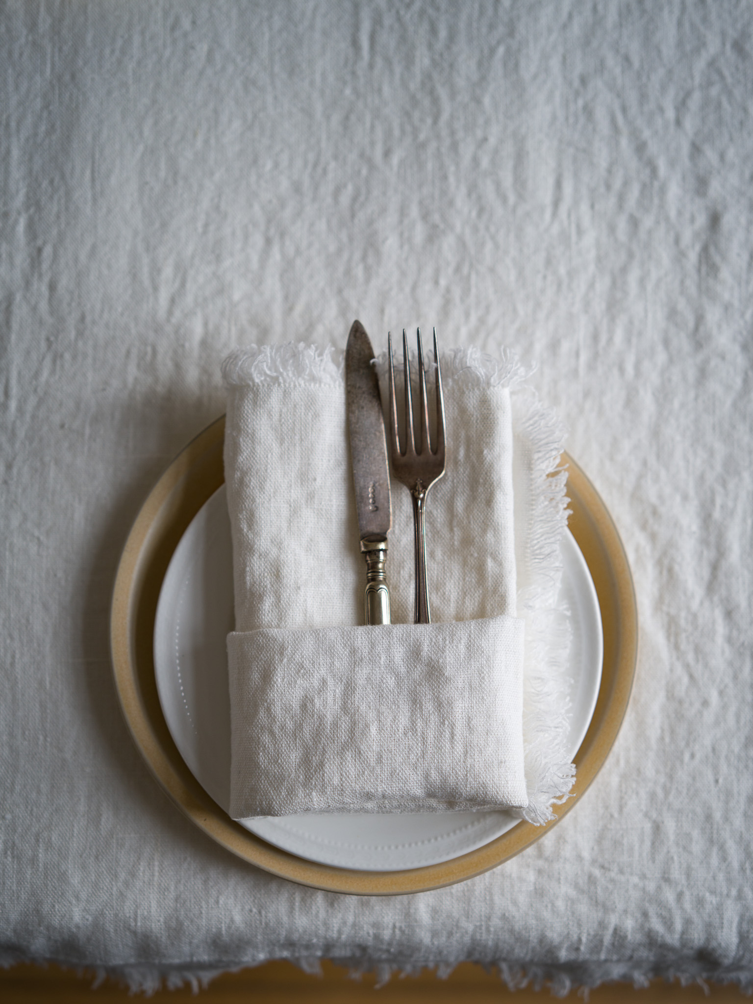 Linen-Napkin-Off White-Terra-Fringe