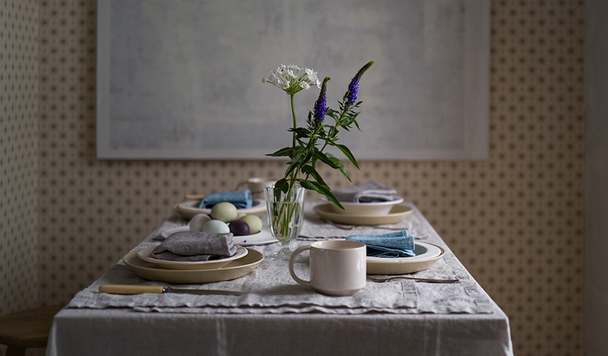 linen table decor