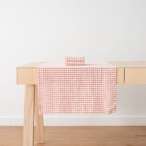 Hørbordløber, rød, Graphic Check